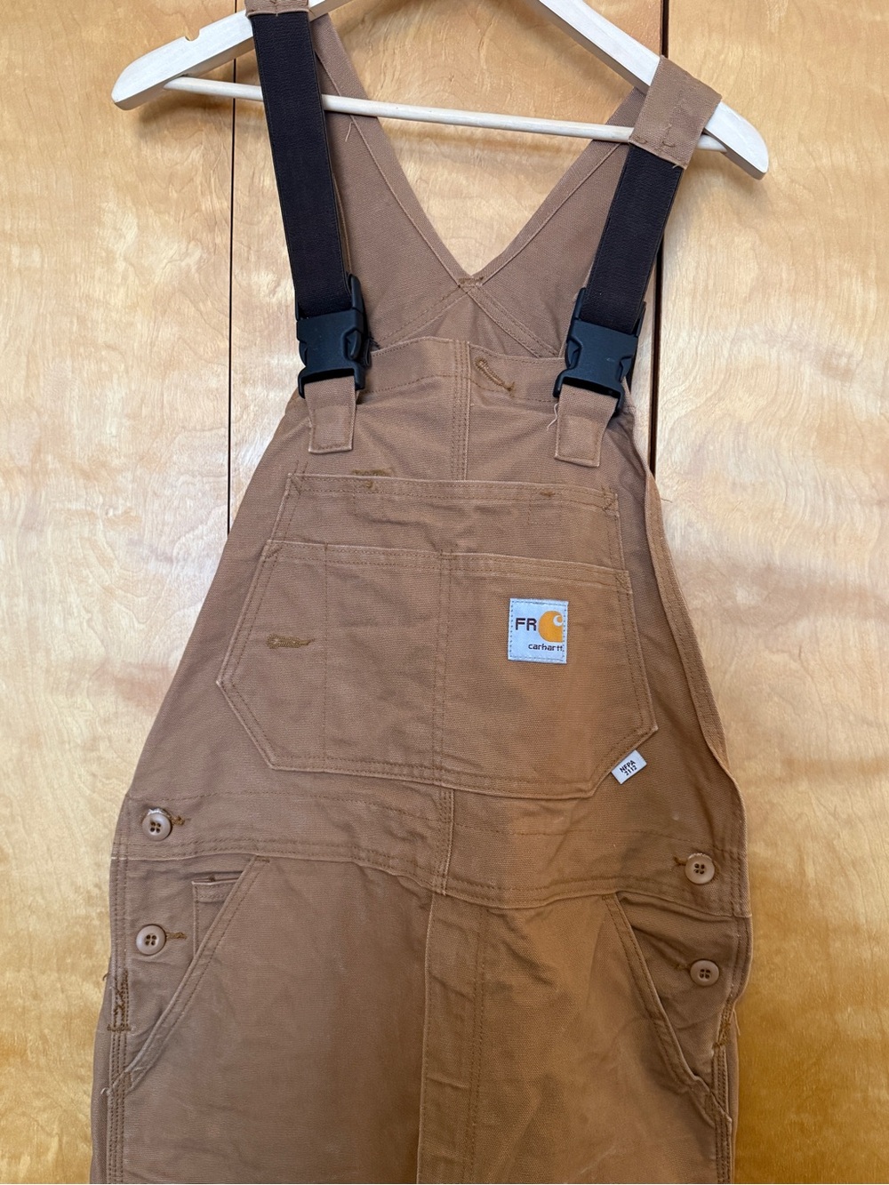 Carhartt Brown FR Bib Overalls